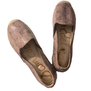 SAM Edelman Women’s Snake Skin Espadrilles